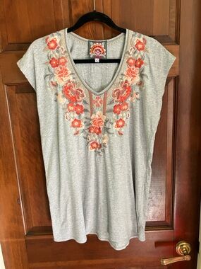 Fabulous Johnny Was grey tee